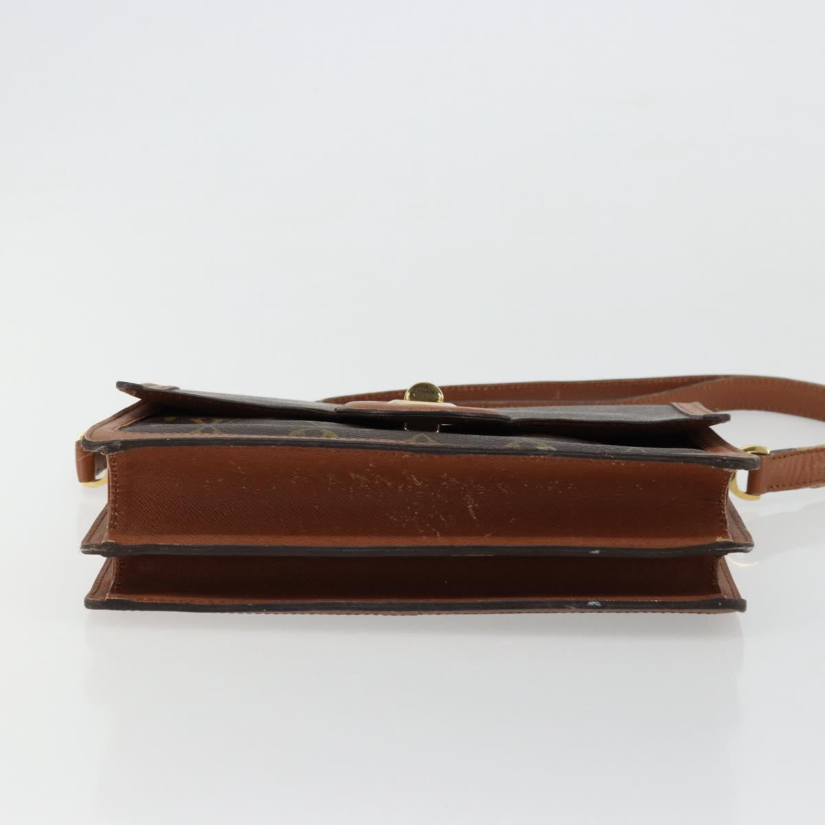 LOUIS VUITTON Monogram Raspail Shoulder Bag M51372 LV Auth BA12420