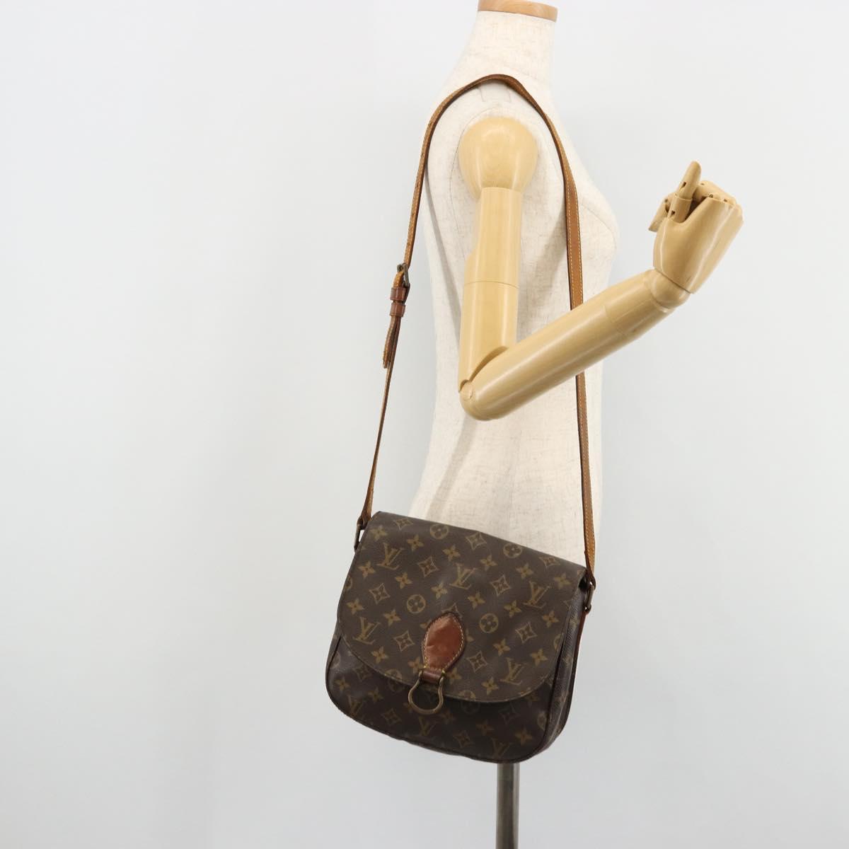 LOUIS VUITTON Monogram Saint Cloud GM Shoulder Bag M51242 LV Auth BA12436
