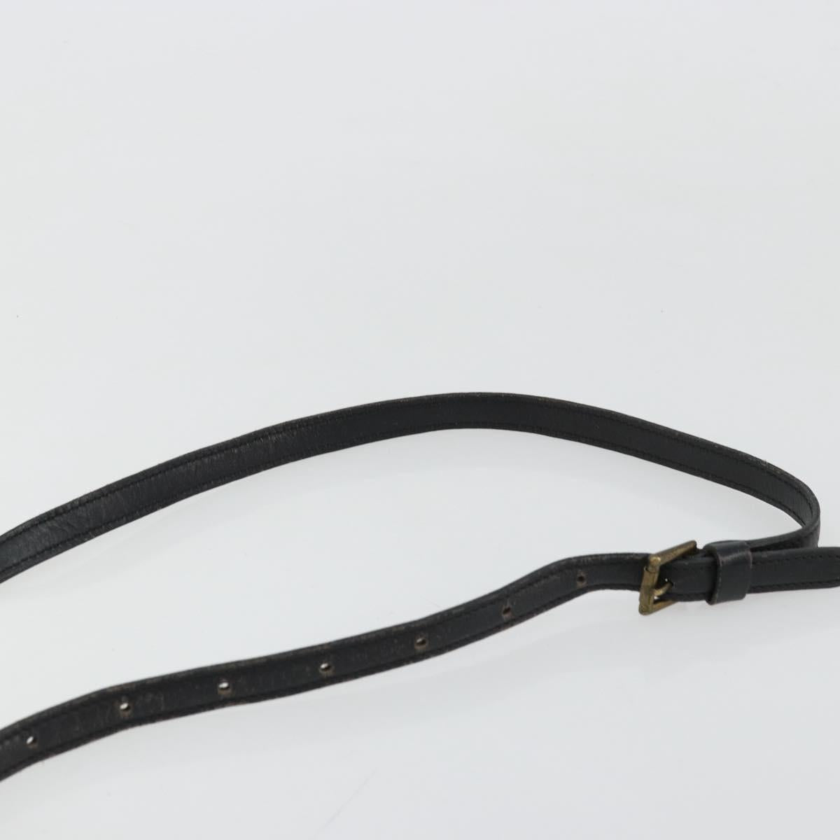 LOUIS VUITTON Epi Jeune Fille MM Shoulder Bag Black M52152 LV Auth BA12440