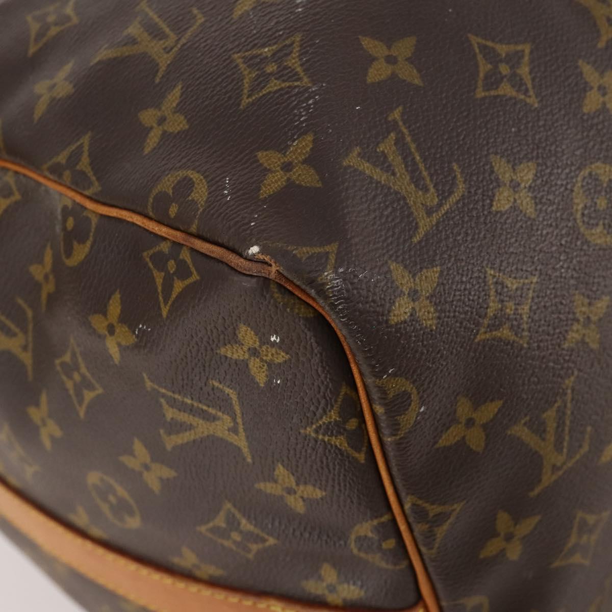 LOUIS VUITTON Monogram Keepall Bandouliere 55 Boston Bag M41414 LV Auth BA12457