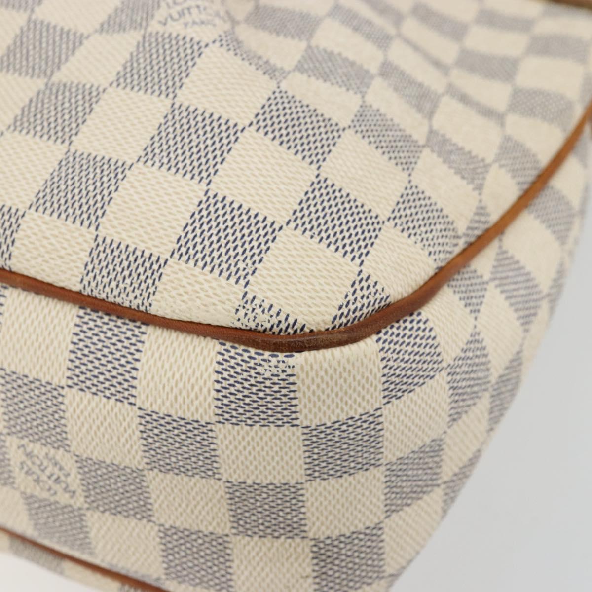 LOUIS VUITTON Damier Azur Siracusa PM Shoulder Bag N41113 LV Auth BA12460