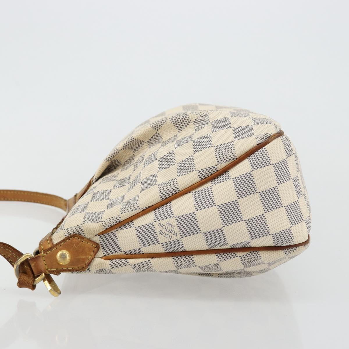 LOUIS VUITTON Damier Azur Siracusa PM Shoulder Bag N41113 LV Auth BA12460