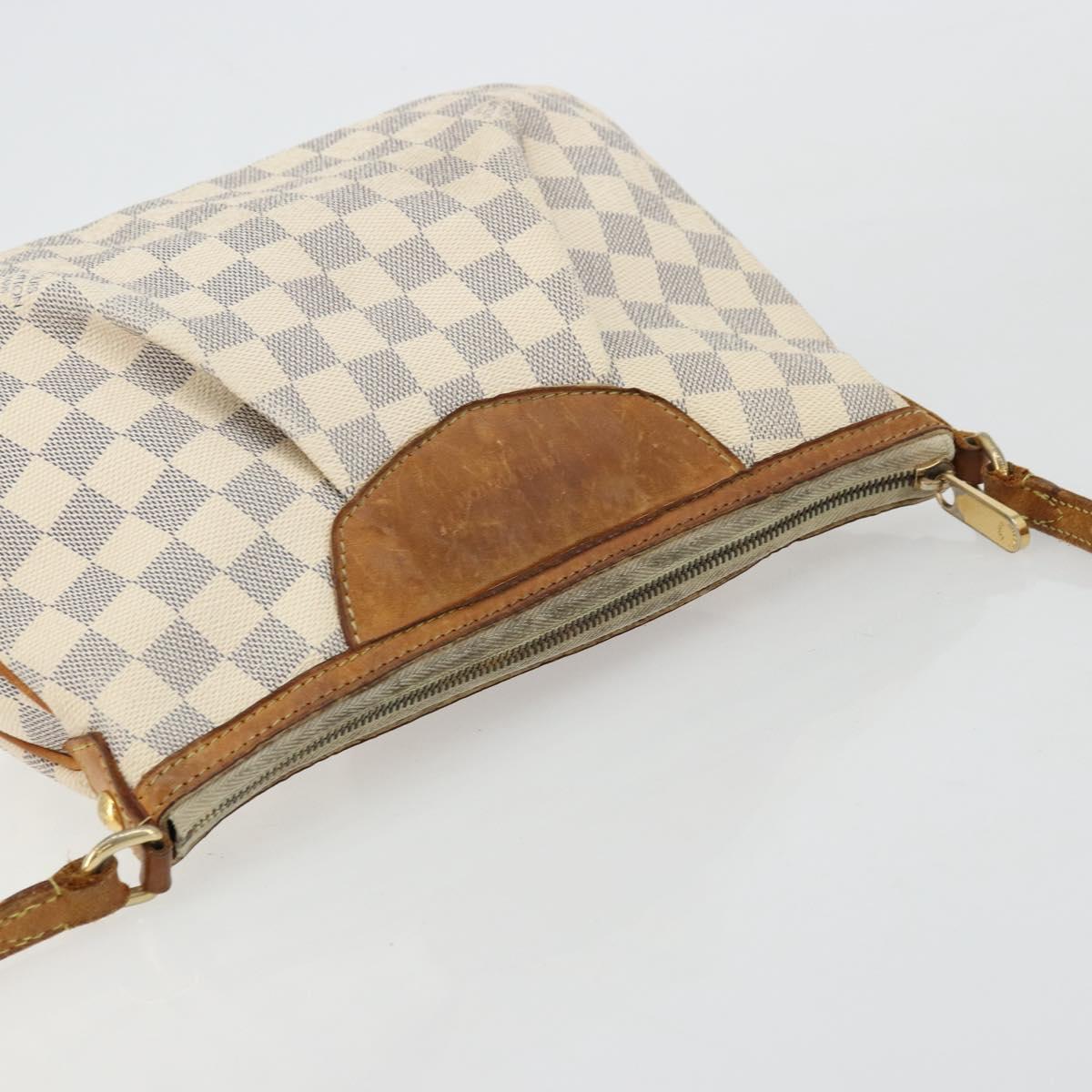LOUIS VUITTON Damier Azur Siracusa PM Shoulder Bag N41113 LV Auth BA12460