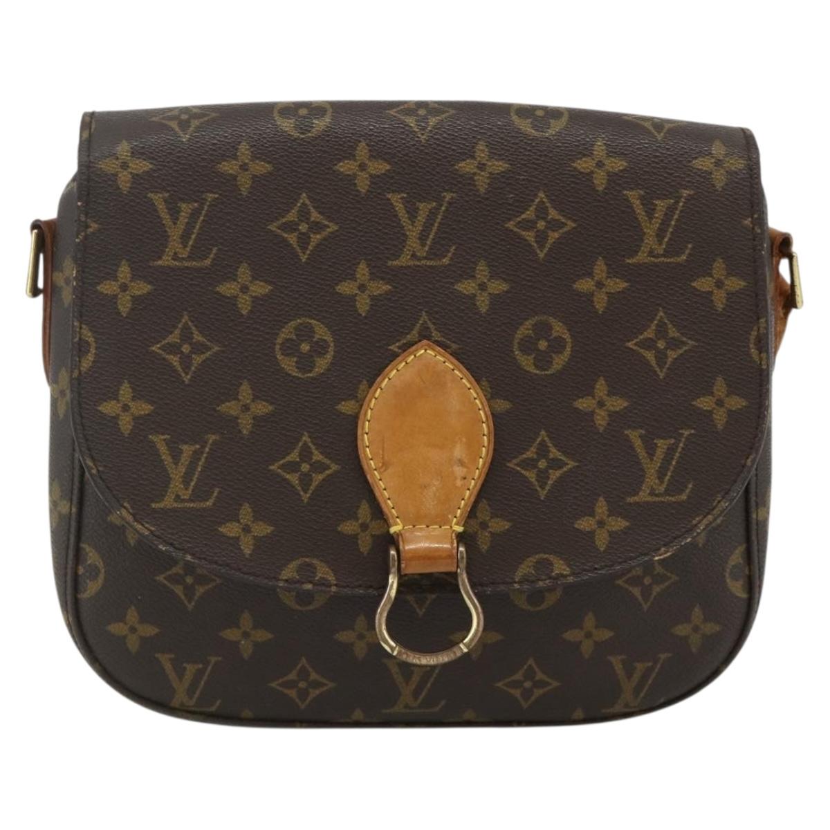 LOUIS VUITTON Monogram Saint Cloud GM Shoulder Bag M51242 LV Auth BA12462