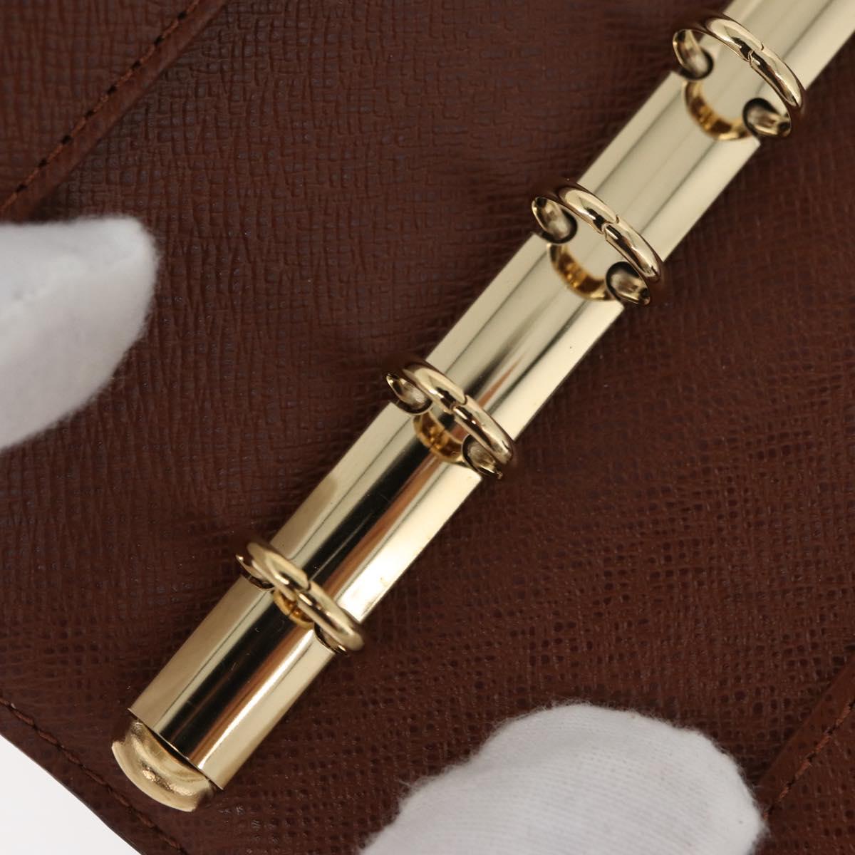 LOUIS VUITTON Monogram Agenda PM Day Planner Cover R20005 LV Auth BA12468A