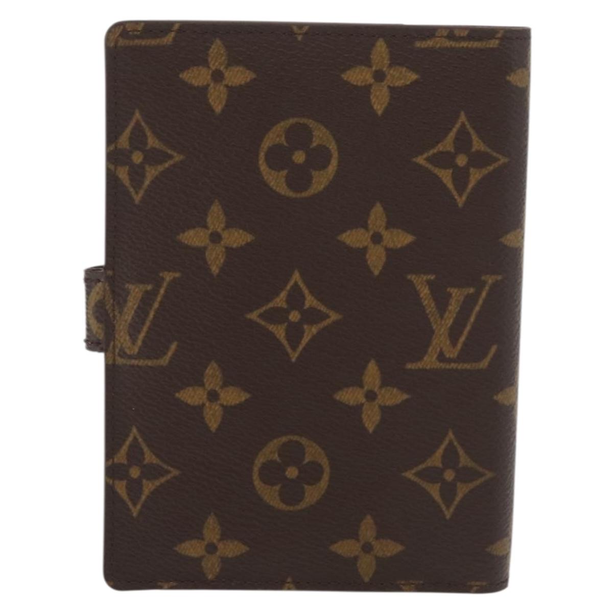 LOUIS VUITTON Monogram Agenda PM Day Planner Cover R20005 LV Auth BA12468A