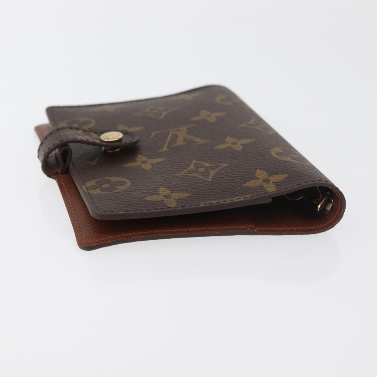 LOUIS VUITTON Monogram Agenda PM Day Planner Cover R20005 LV Auth BA12468A