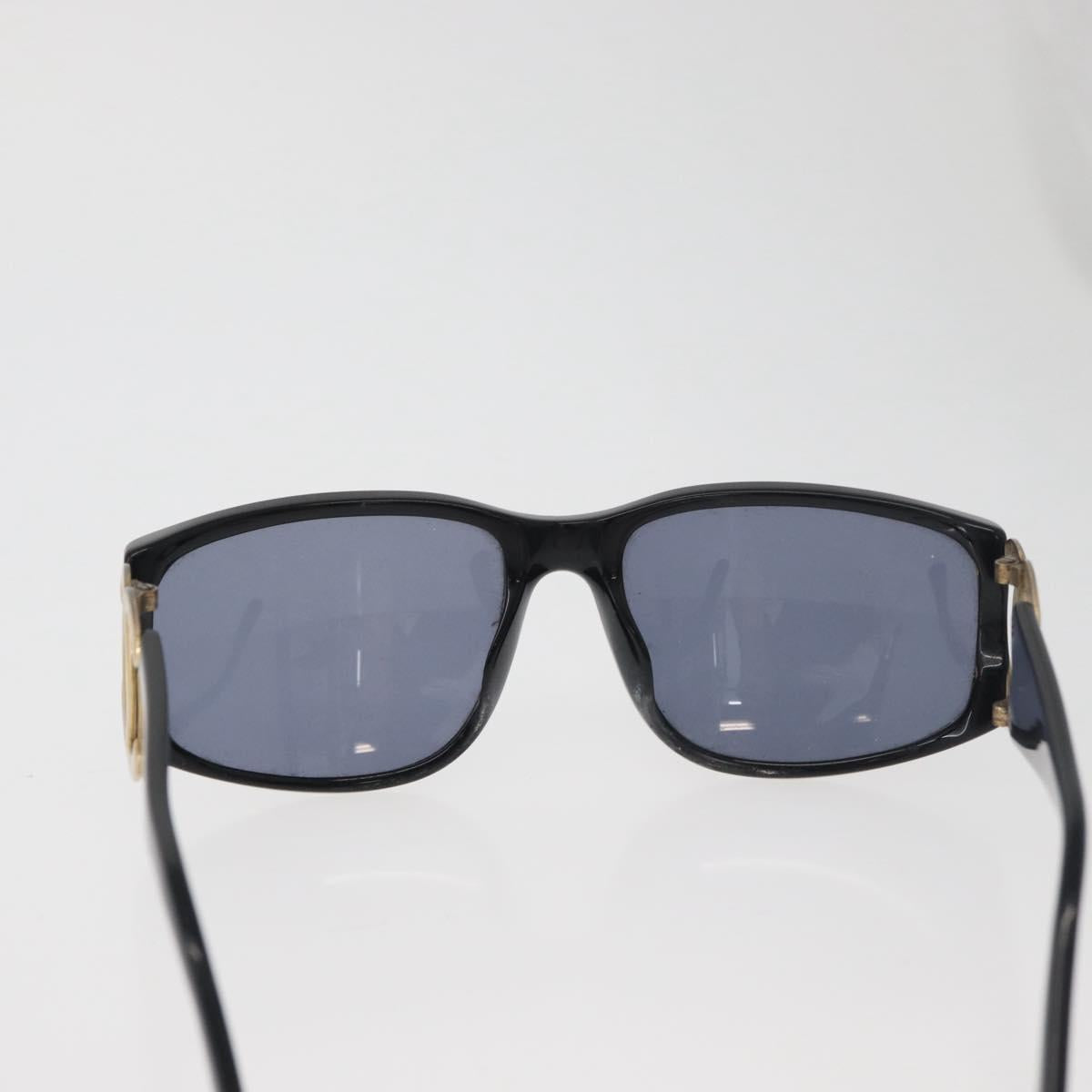 CHANEL Sunglasses plastic Black CC Auth BA12482