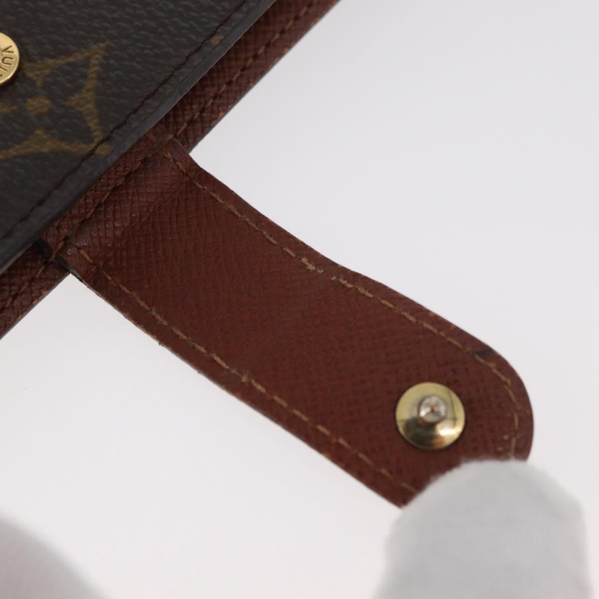 LOUIS VUITTON Monogram Agenda PM Day Planner Cover R20005 LV Auth BA12488