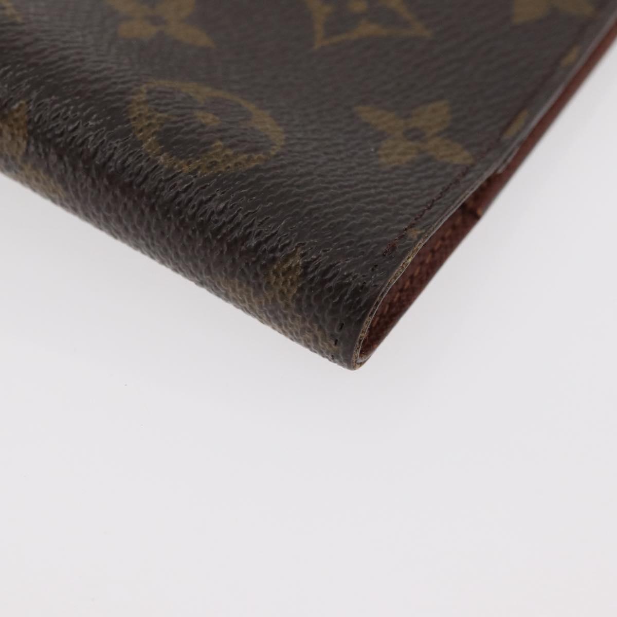LOUIS VUITTON Monogram Agenda PM Day Planner Cover R20005 LV Auth BA12488