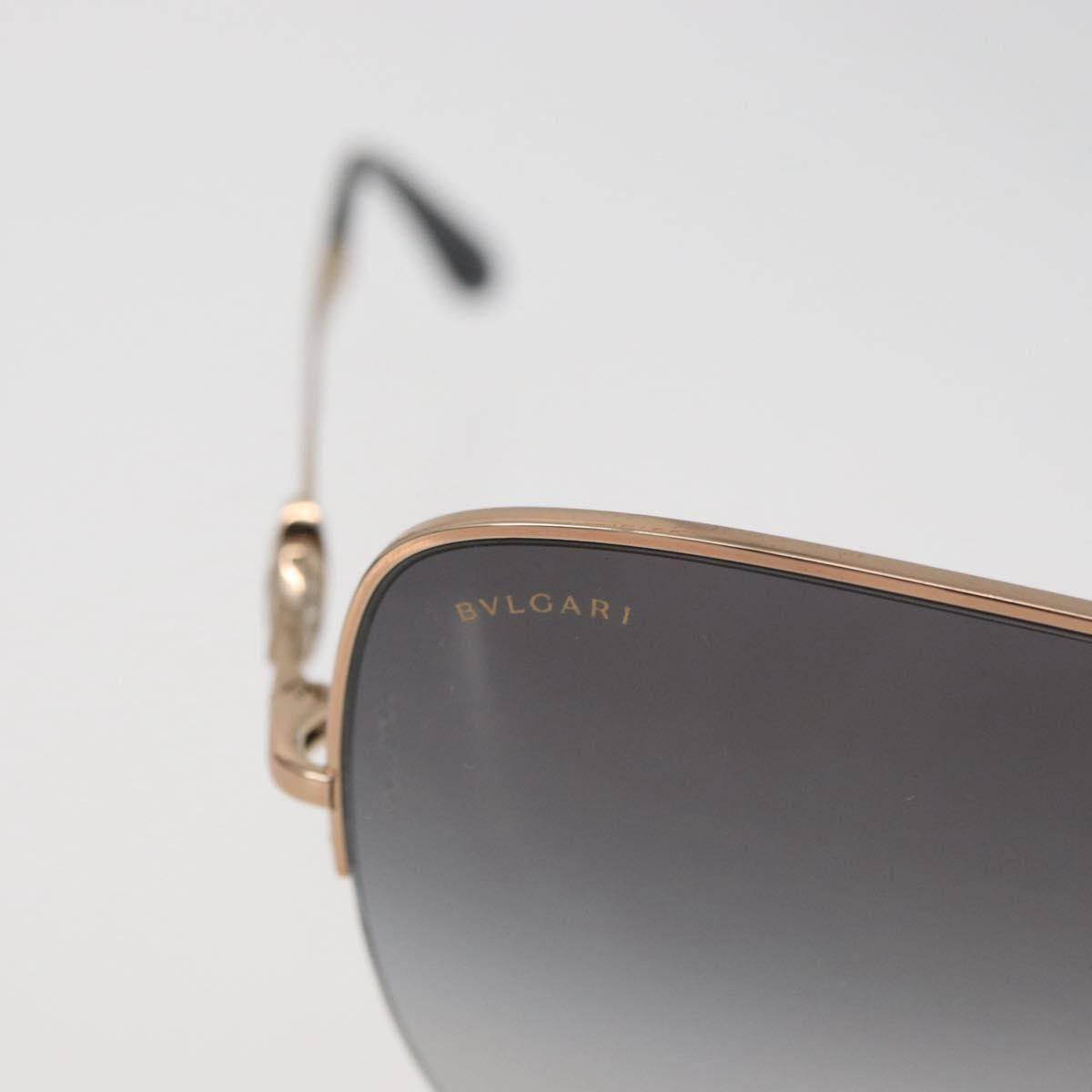 BVLGARI Sunglasses metal Brown Auth BA12489A