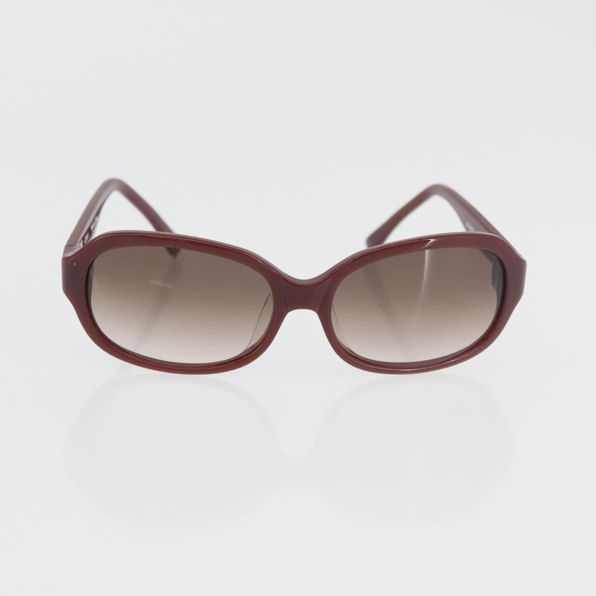 Chloe Sunglasses plastic 2 Set Brown Bordeaux Auth BA12498