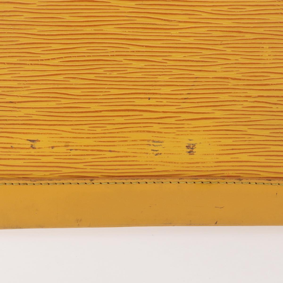 LOUIS VUITTON Epi Alma Hand Bag Yellow M52149 LV Auth BA12501
