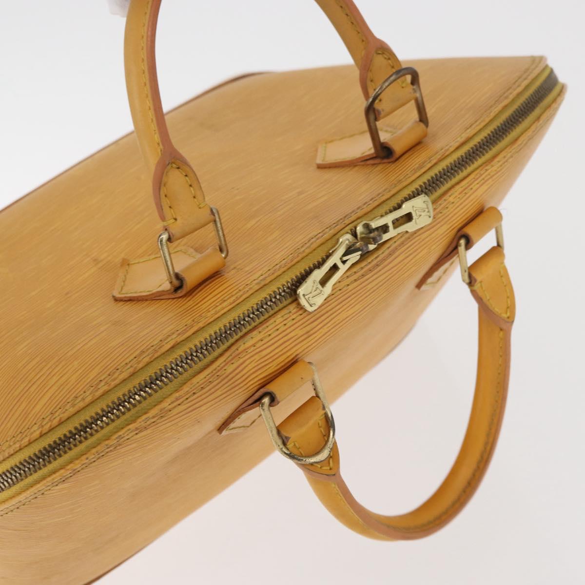 LOUIS VUITTON Epi Alma Hand Bag Yellow M52149 LV Auth BA12501