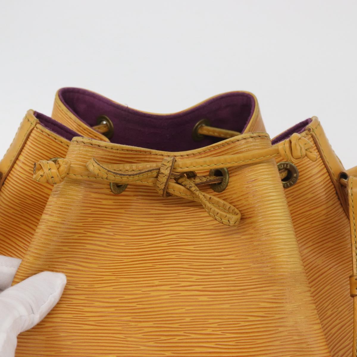 LOUIS VUITTON Epi Noe Shoulder Bag Tassili Yellow M44009 LV Auth BA12503