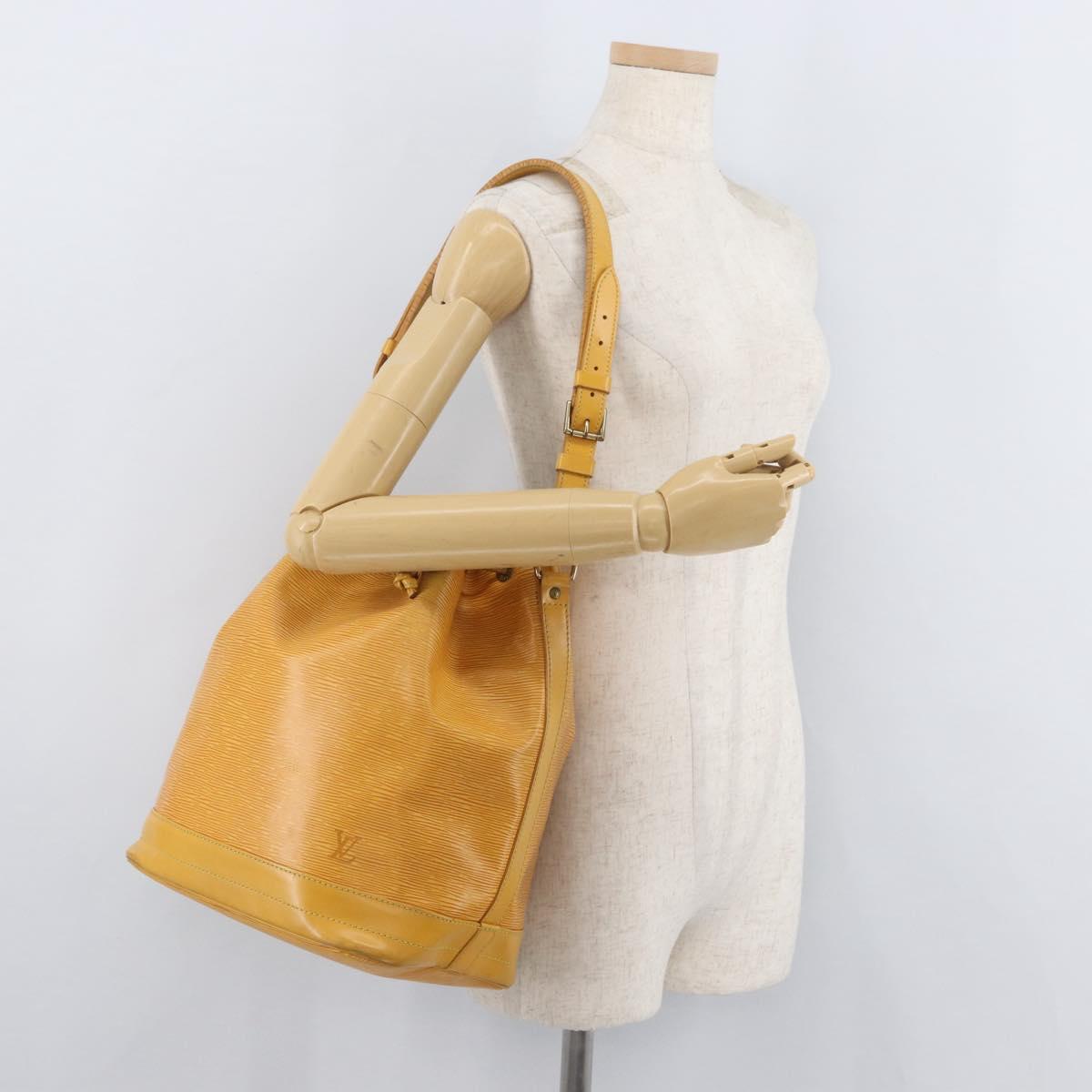 LOUIS VUITTON Epi Noe Shoulder Bag Tassili Yellow M44009 LV Auth BA12503