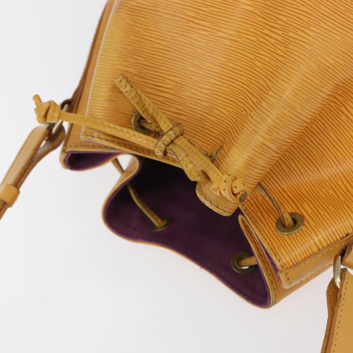 LOUIS VUITTON Epi Noe Shoulder Bag Tassili Yellow M44009 LV Auth BA12503