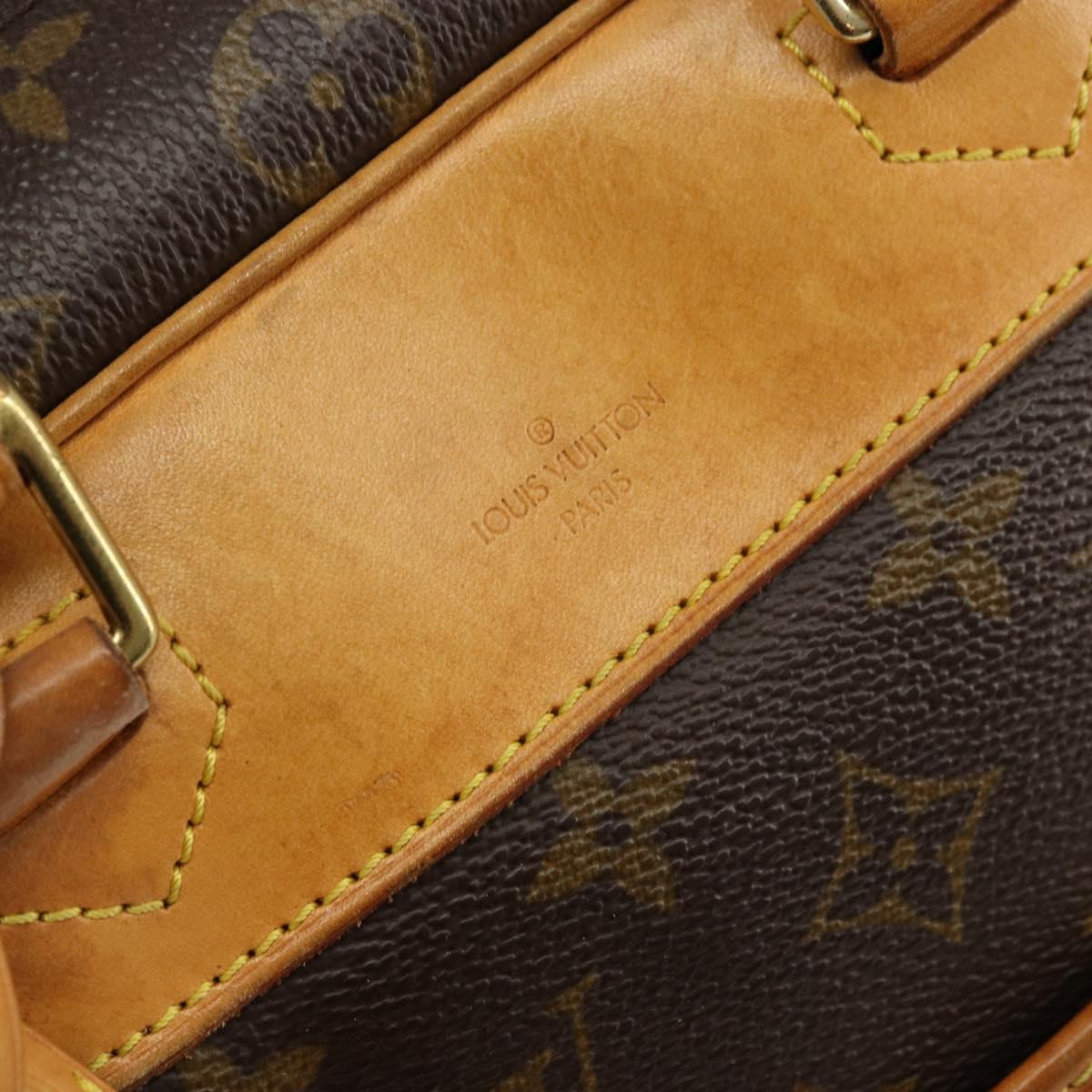 LOUIS VUITTON Monogram Deauville Hand Bag M47270 LV Auth BA12506