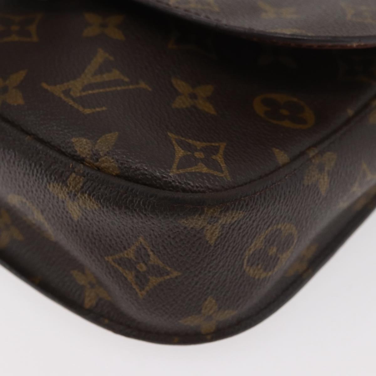 LOUIS VUITTON Monogram Saint Cloud MM Shoulder Bag M51243 LV Auth BA12522