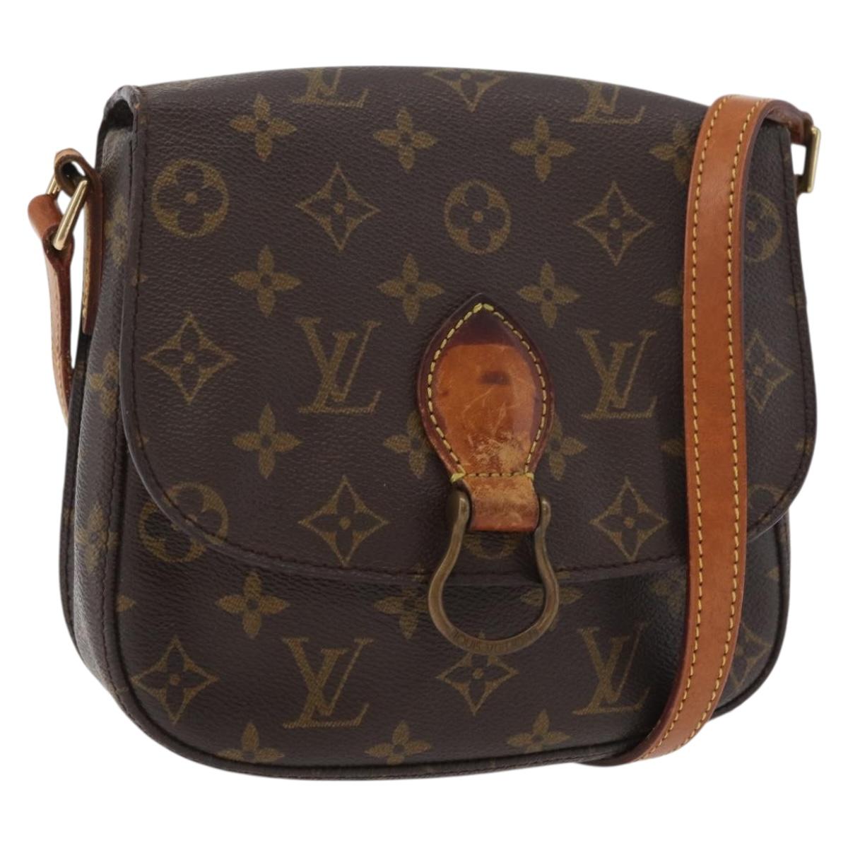 LOUIS VUITTON Monogram Saint Cloud MM Shoulder Bag M51243 LV Auth BA12522