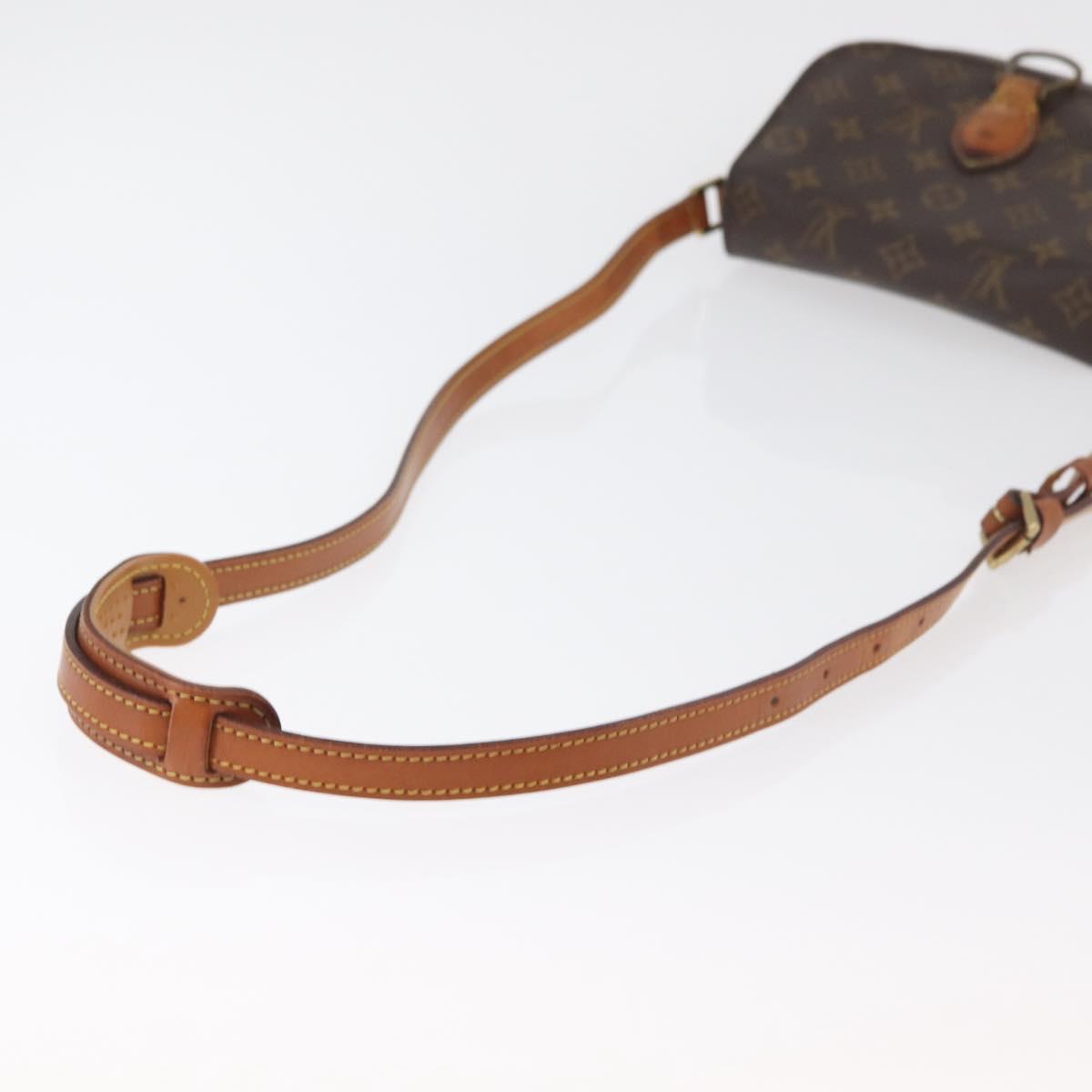 LOUIS VUITTON Monogram Saint Cloud MM Shoulder Bag M51243 LV Auth BA12522