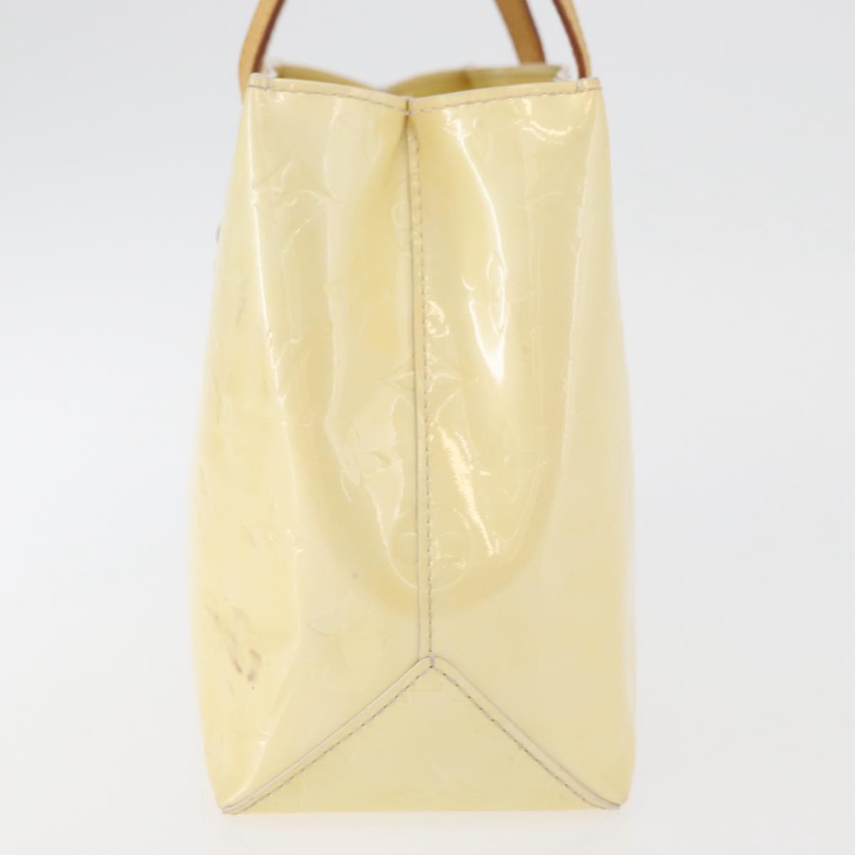 LOUIS VUITTON Monogram Vernis Reade PM Hand Bag Gris M91145 LV Auth BA12523