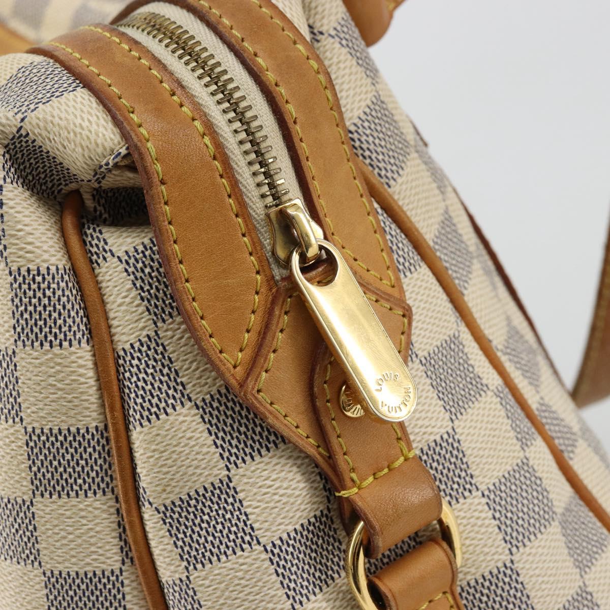 LOUIS VUITTON Damier Azur Stresa PM Tote Bag M51188 LV Auth BA12526