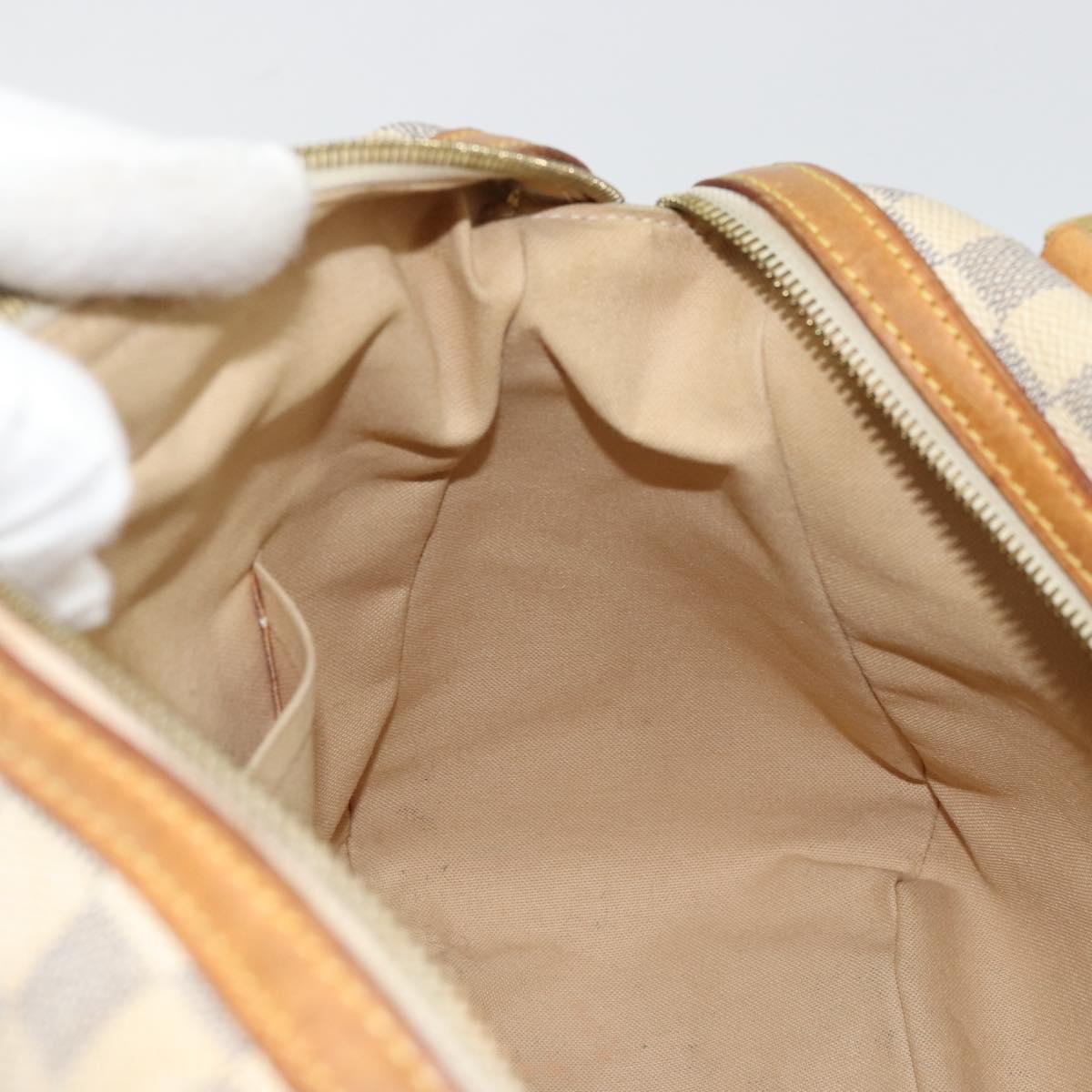 LOUIS VUITTON Damier Azur Stresa PM Tote Bag M51188 LV Auth BA12526