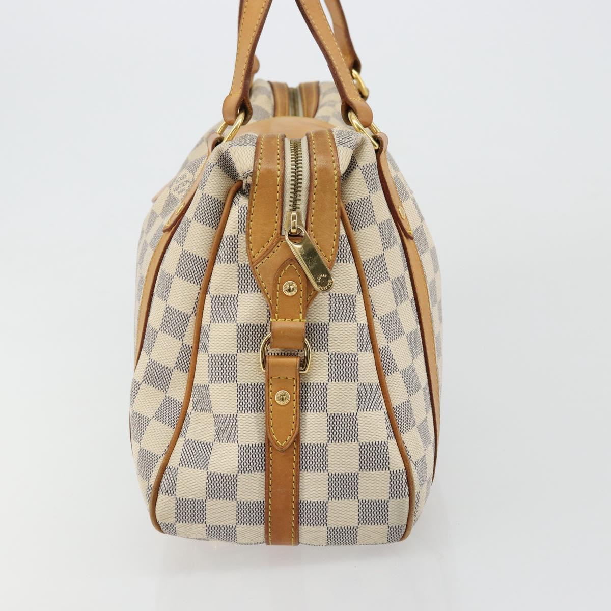 LOUIS VUITTON Damier Azur Stresa PM Tote Bag M51188 LV Auth BA12526