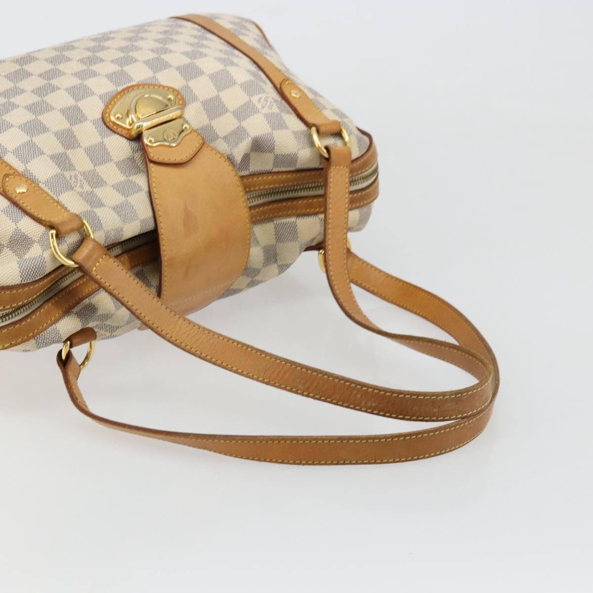 LOUIS VUITTON Damier Azur Stresa PM Tote Bag M51188 LV Auth BA12526
