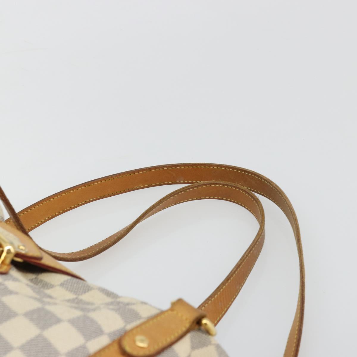 LOUIS VUITTON Damier Azur Stresa PM Tote Bag M51188 LV Auth BA12526