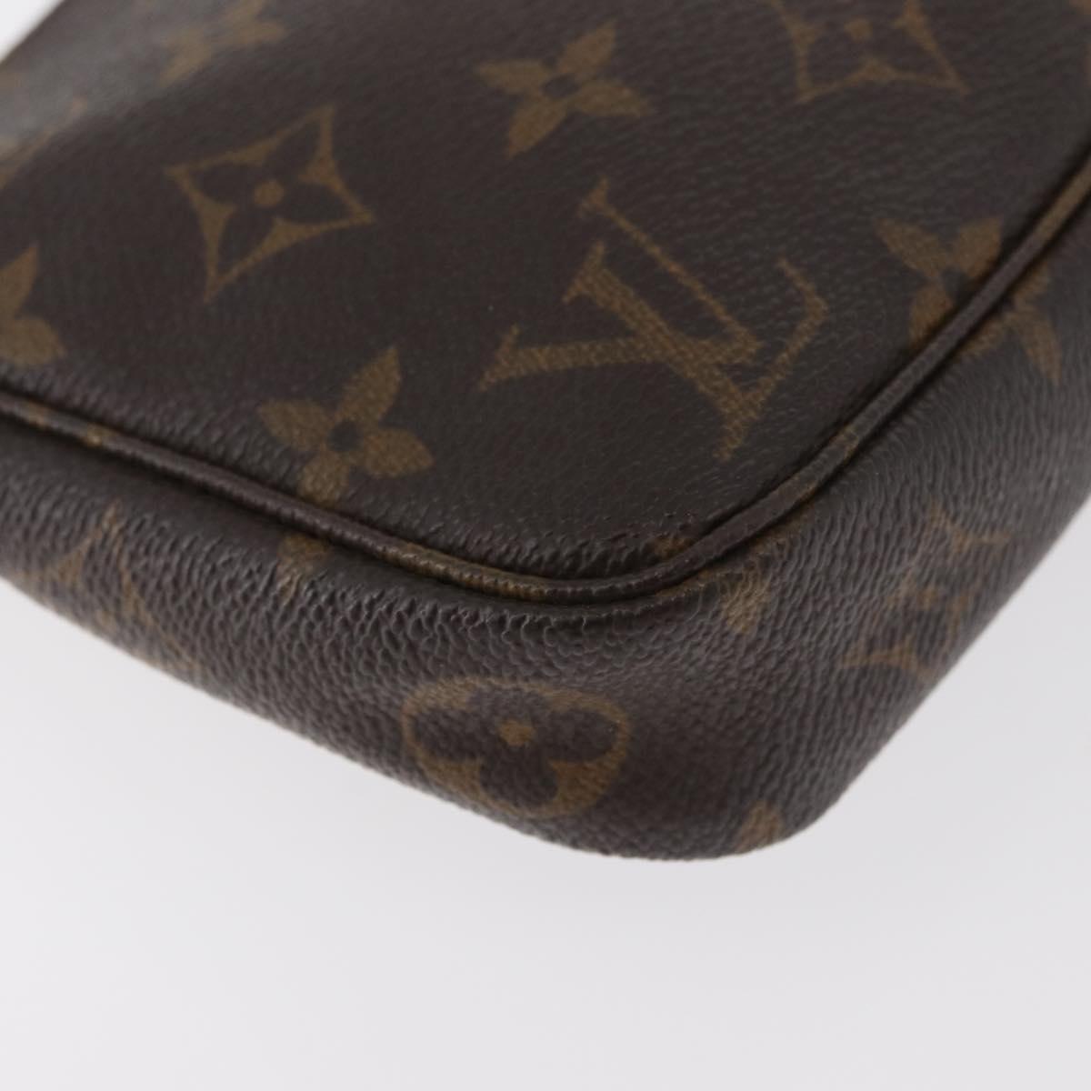 LOUIS VUITTON Monogram Pochette Accessoires Pouch M51980 LV Auth BA12527