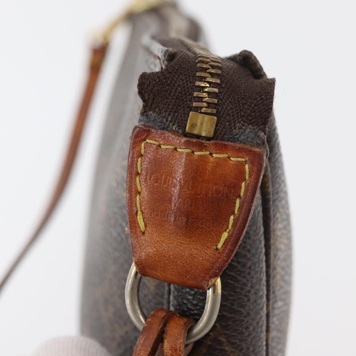 LOUIS VUITTON Monogram Pochette Accessoires Pouch M51980 LV Auth BA12527