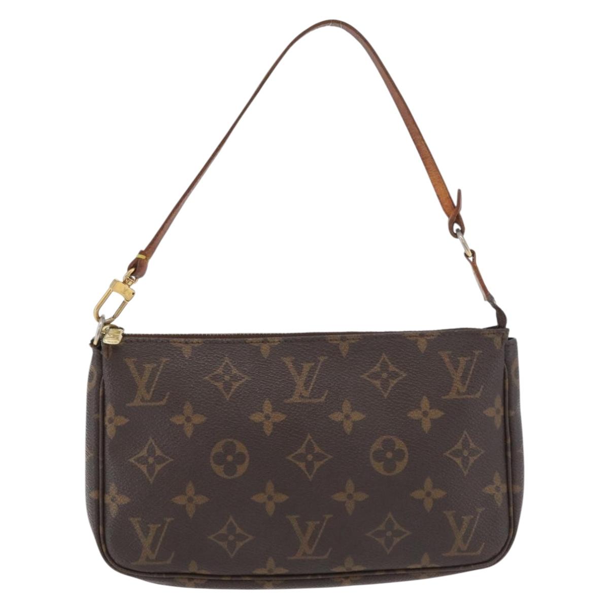 LOUIS VUITTON Monogram Pochette Accessoires Pouch M51980 LV Auth BA12527