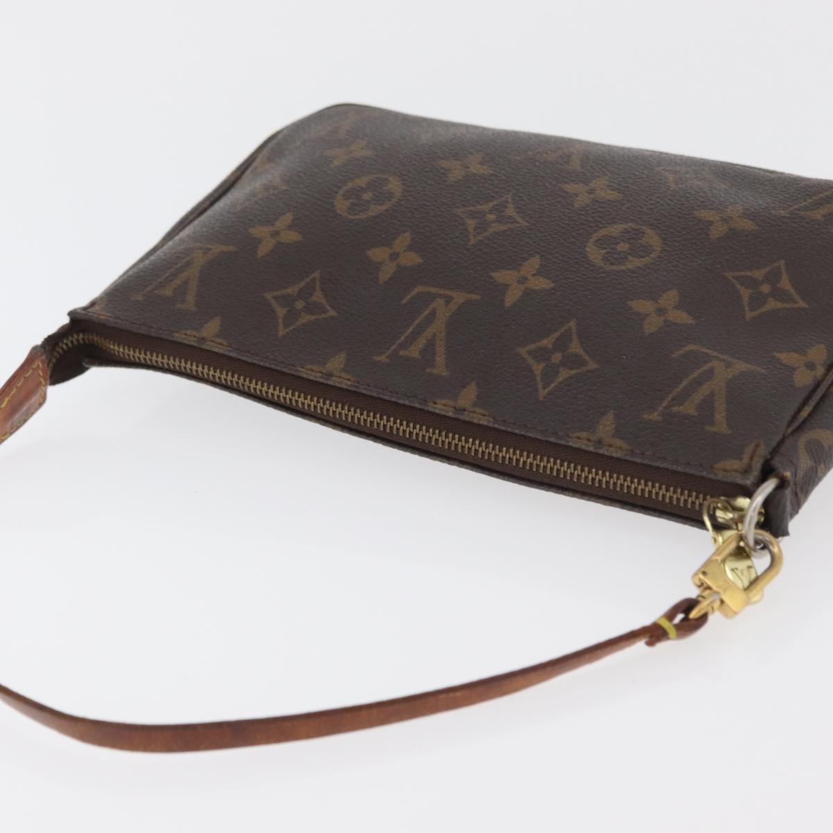 LOUIS VUITTON Monogram Pochette Accessoires Pouch M51980 LV Auth BA12527