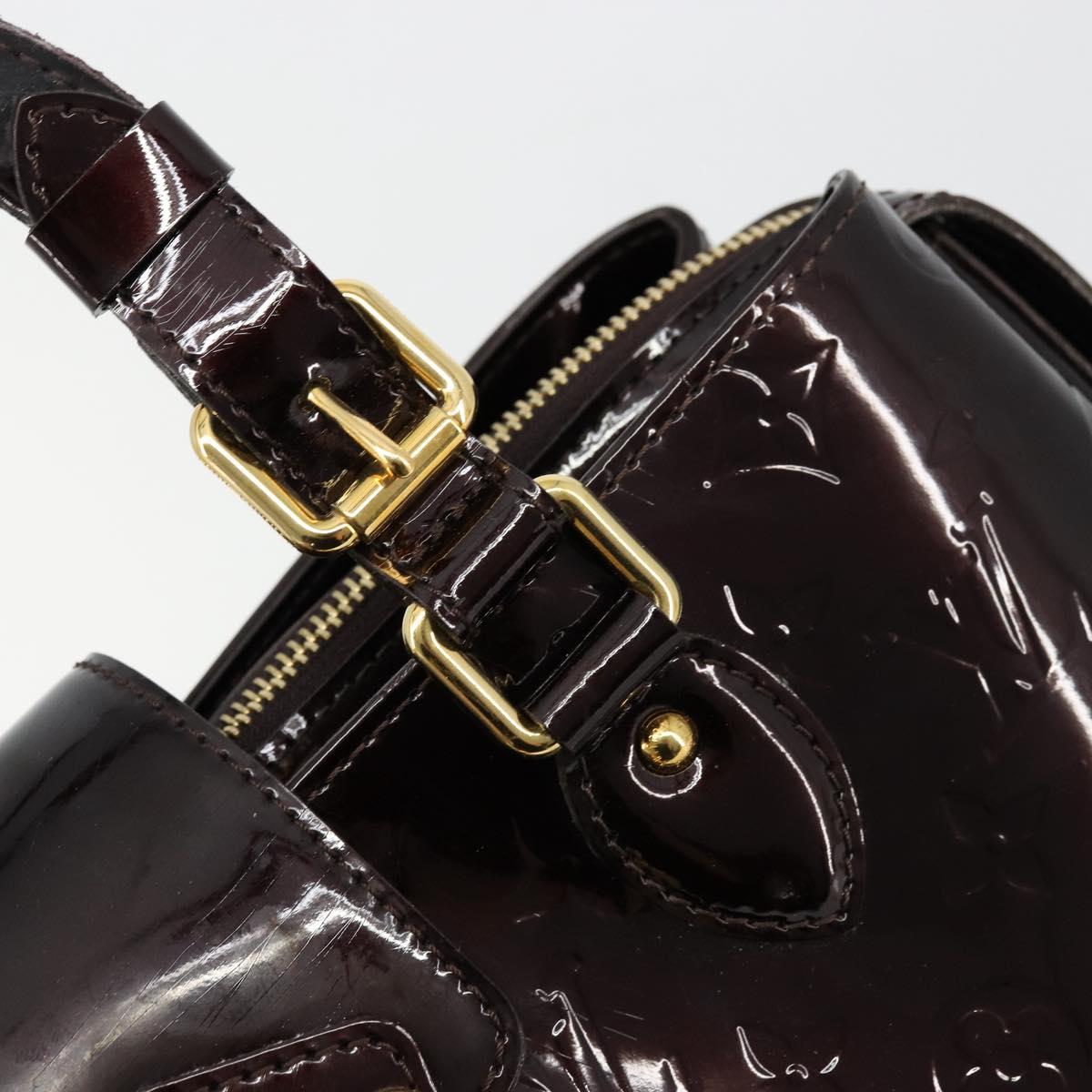 LOUIS VUITTON Monogram Vernis Melrose Avenue Bag Amarante M93757 LV Auth BA12530