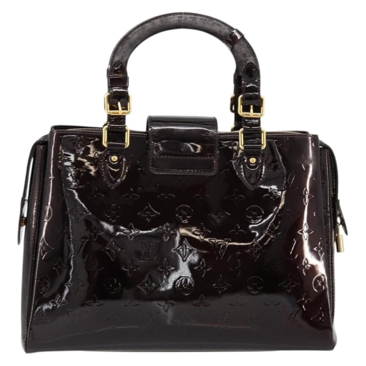 LOUIS VUITTON Monogram Vernis Melrose Avenue Bag Amarante M93757 LV Auth BA12530