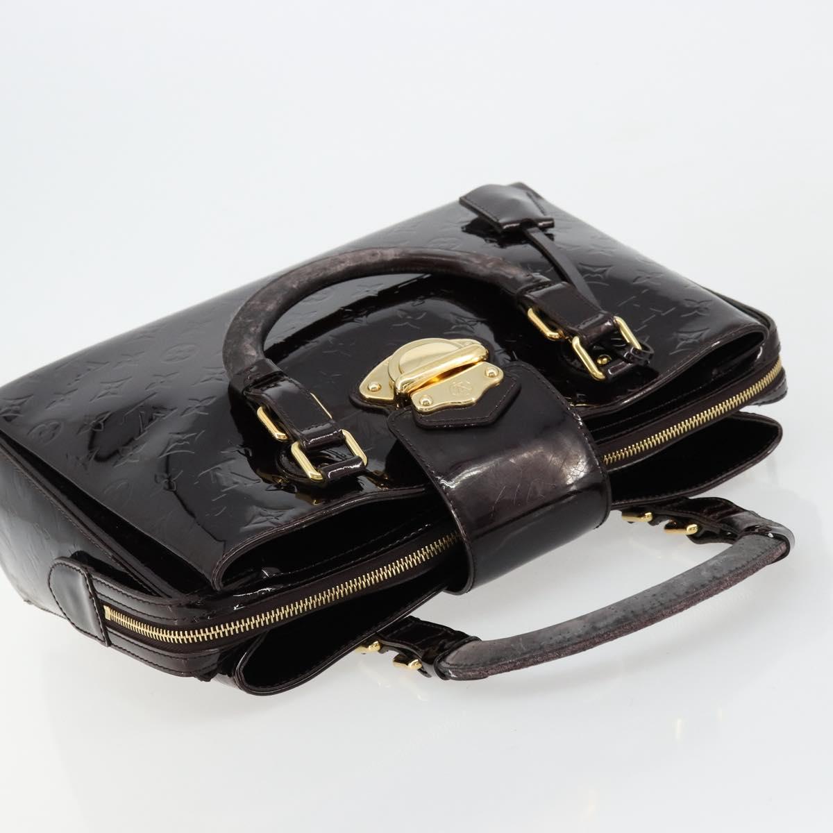 LOUIS VUITTON Monogram Vernis Melrose Avenue Bag Amarante M93757 LV Auth BA12530