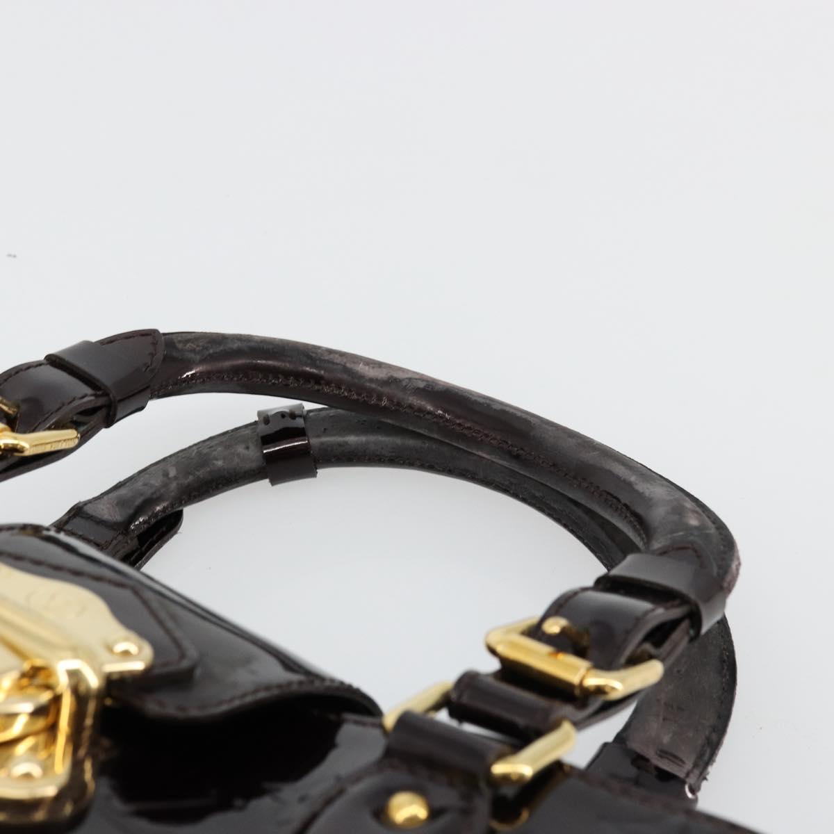 LOUIS VUITTON Monogram Vernis Melrose Avenue Bag Amarante M93757 LV Auth BA12530