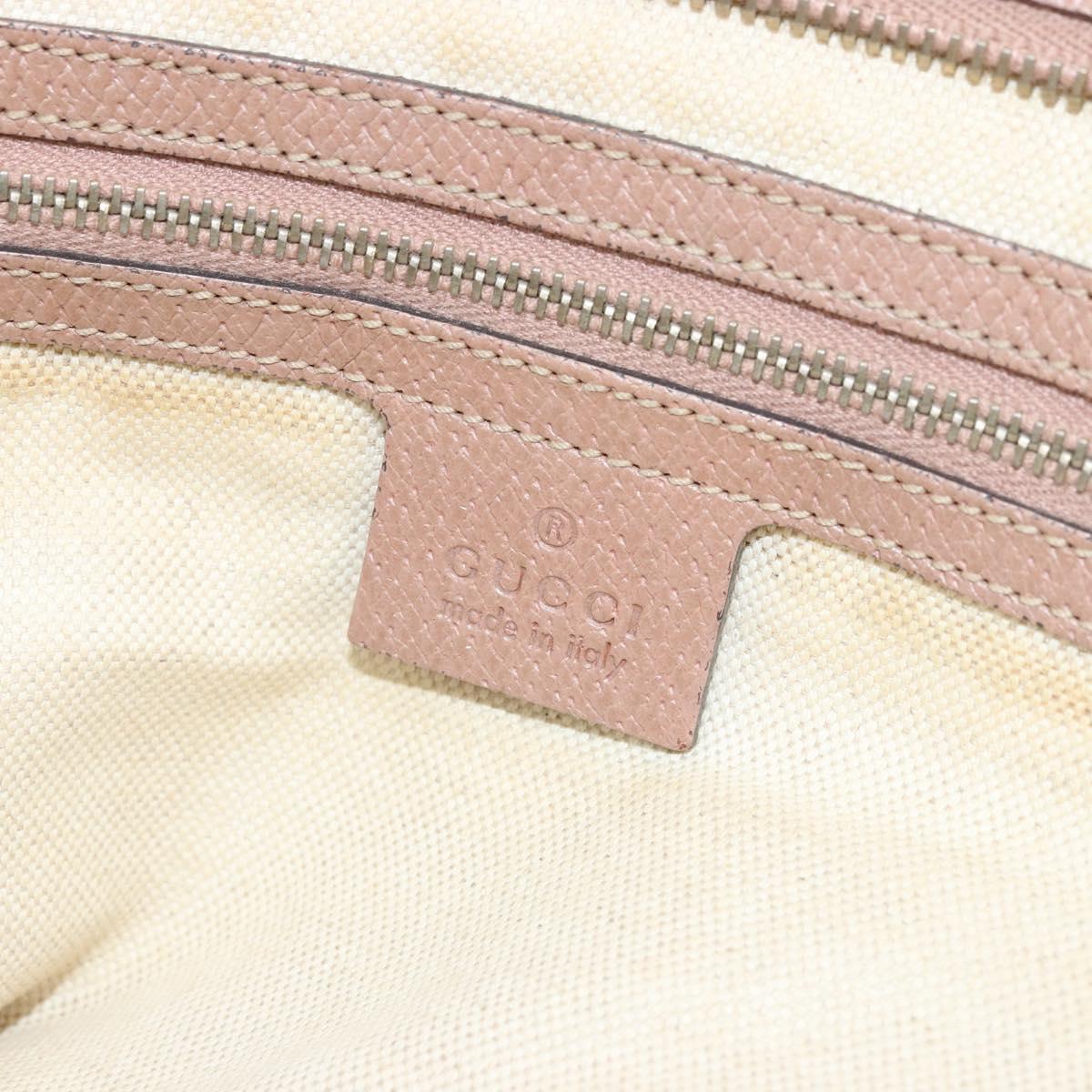 GUCCI GG Canvas Tote Bag Beige Gold 323671 Auth BA12545