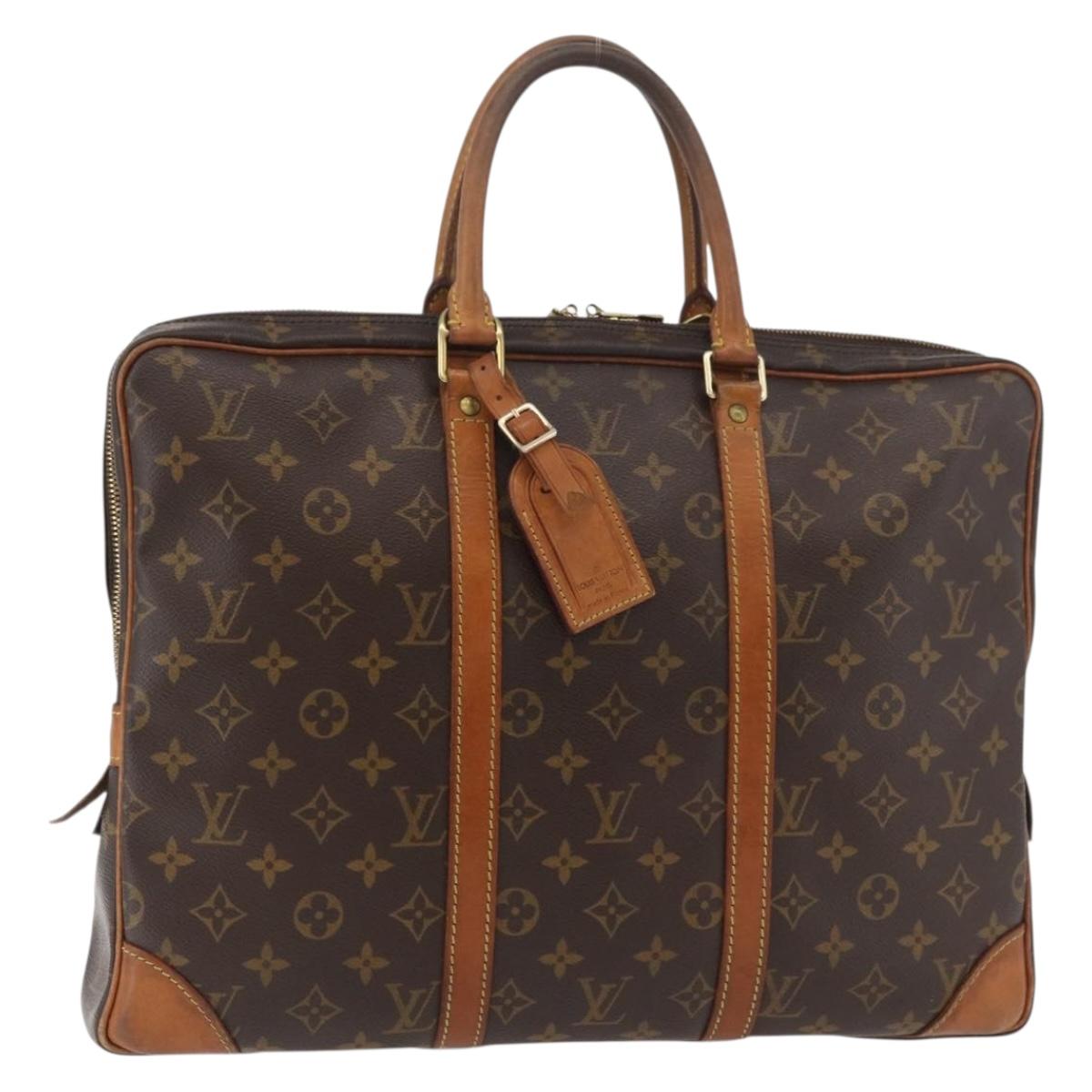 LOUIS VUITTON Monogram Porte Documents Voyage Business Bag M53361 Auth BA12556
