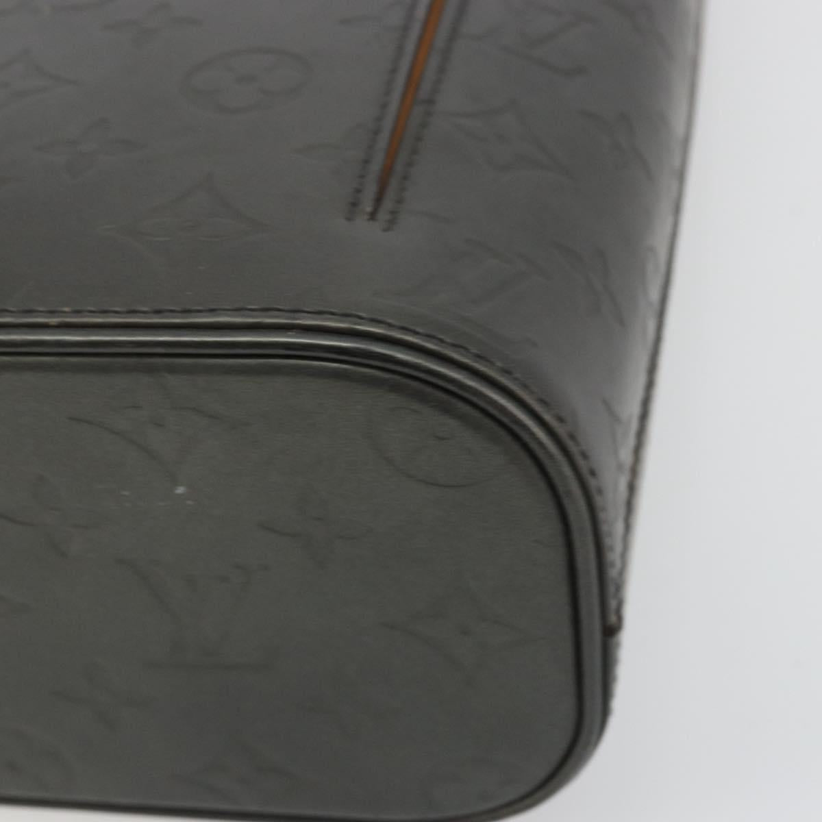 LOUIS VUITTON Monogram Mat Willwood Shoulder Bag Black M55102 LV Auth BA12557