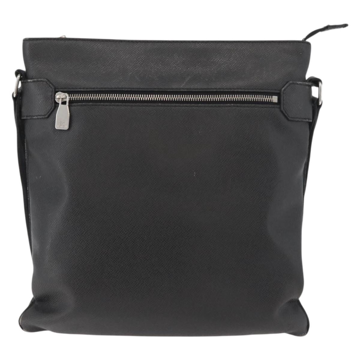 LOUIS VUITTON Taiga Sasha Shoulder Bag Ardoise M32712 LV Auth BA12558