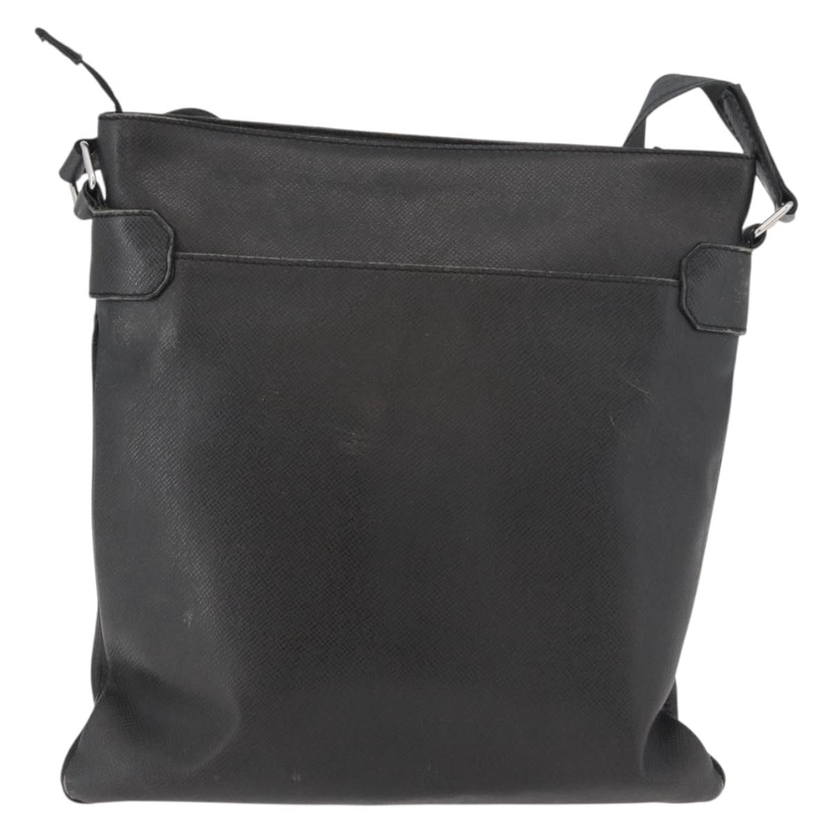 LOUIS VUITTON Taiga Sasha Shoulder Bag Ardoise M32712 LV Auth BA12558