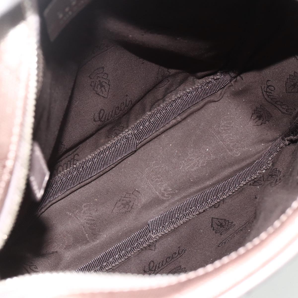 GUCCI GG Implementation Shoulder Bag PVC Pink Silver 233268 Auth BA12559A