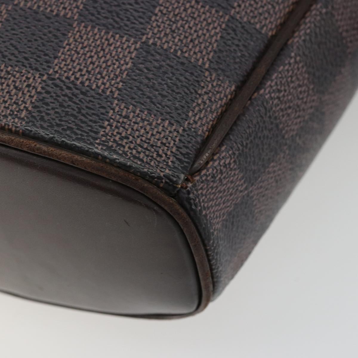 LOUIS VUITTON Damier Ebene Ipanema PM Shoulder Bag N51294 LV Auth BA12561