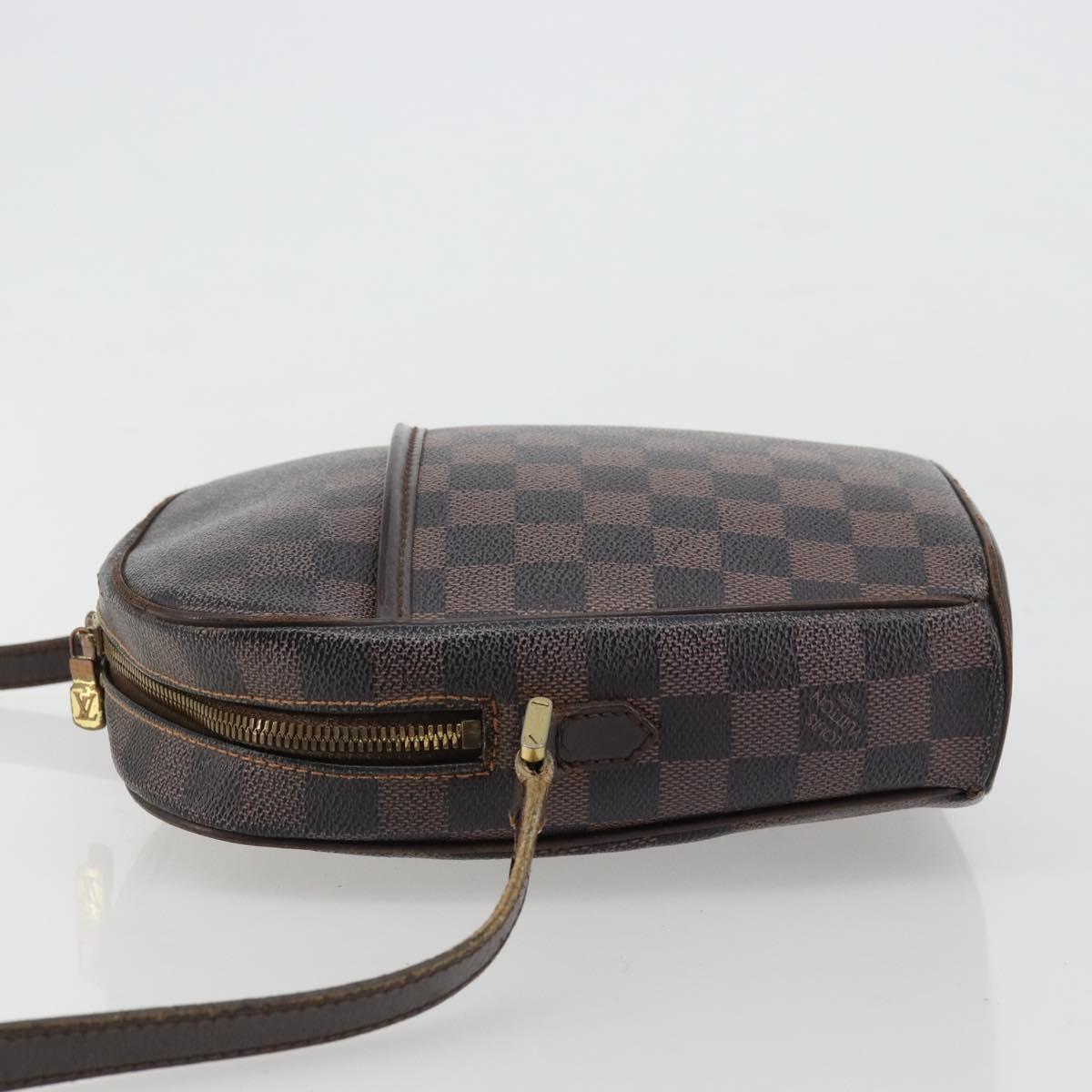 LOUIS VUITTON Damier Ebene Ipanema PM Shoulder Bag N51294 LV Auth BA12561