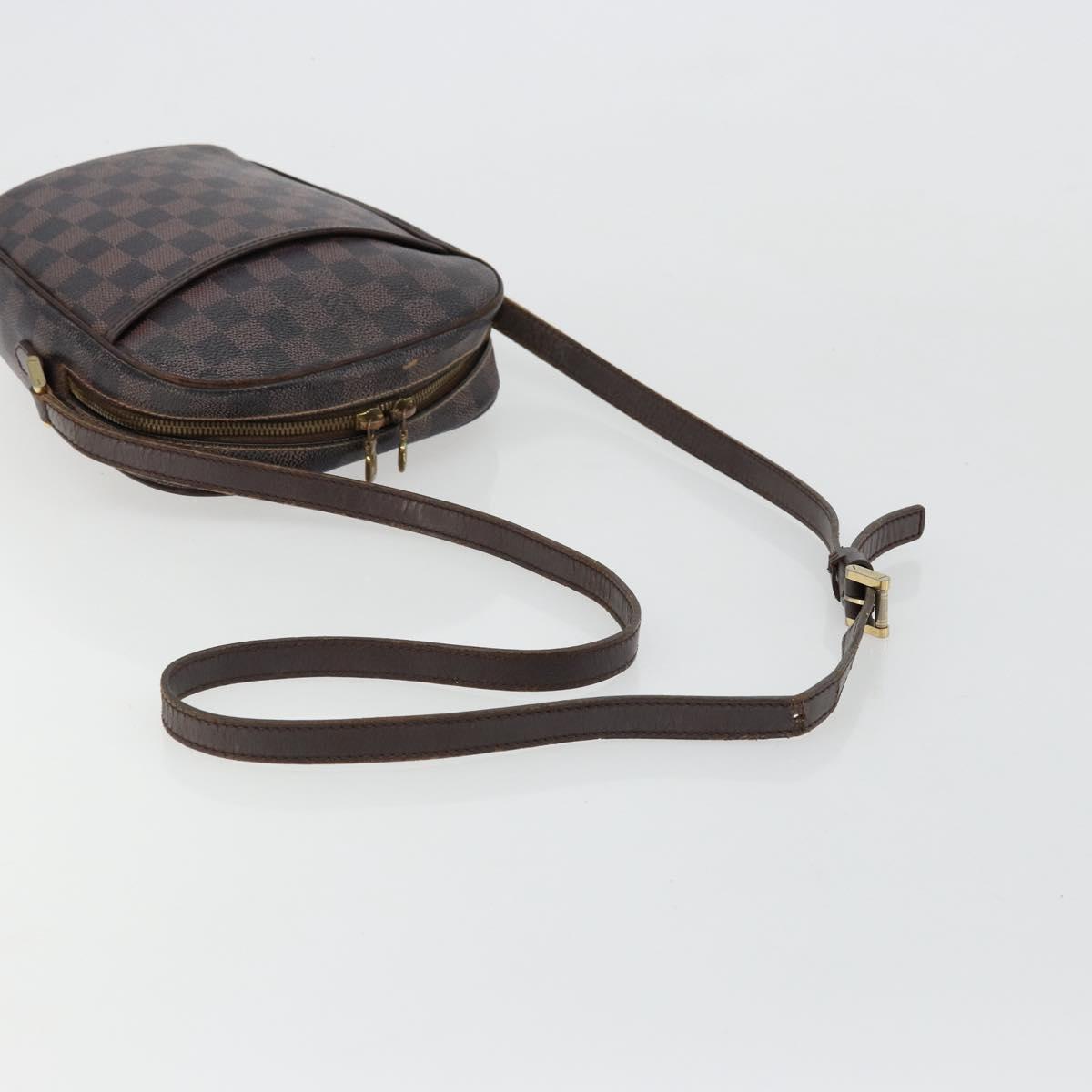 LOUIS VUITTON Damier Ebene Ipanema PM Shoulder Bag N51294 LV Auth BA12561