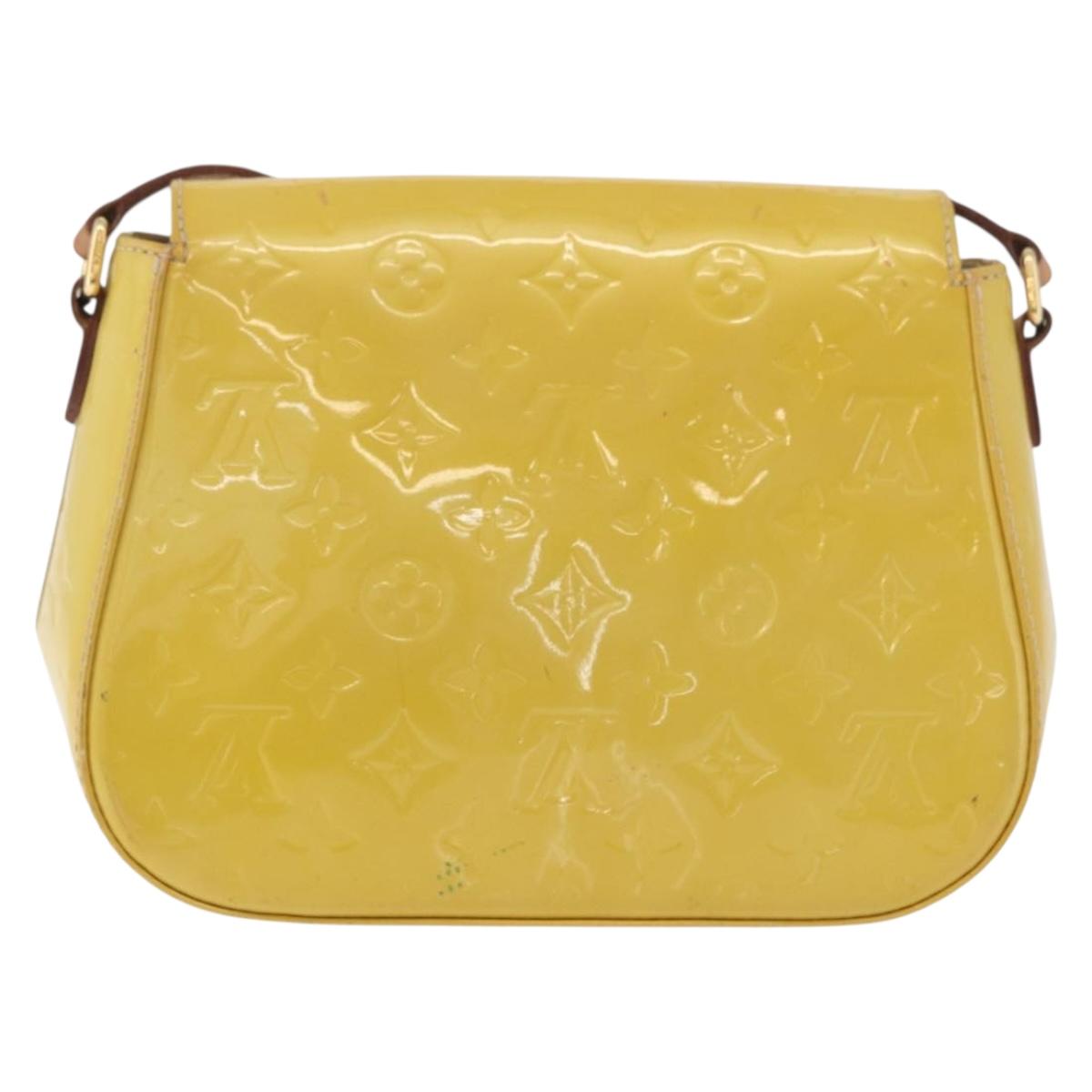 LOUIS VUITTON Vernis Bell Flower GM Bag Broncorail M91706 LV Auth BA12566