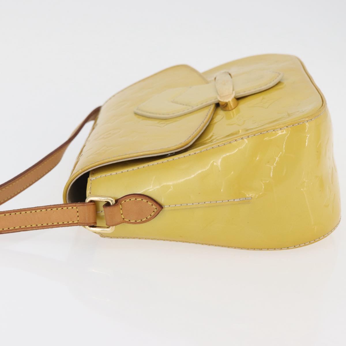 LOUIS VUITTON Vernis Bell Flower GM Bag Broncorail M91706 LV Auth BA12566